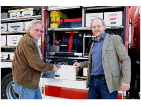 Besuch in der neuen Feuer- und Rettungswache der Stadt Siegen Besuch in der neuen Feuer- und Rettungswache der Stadt Siegen